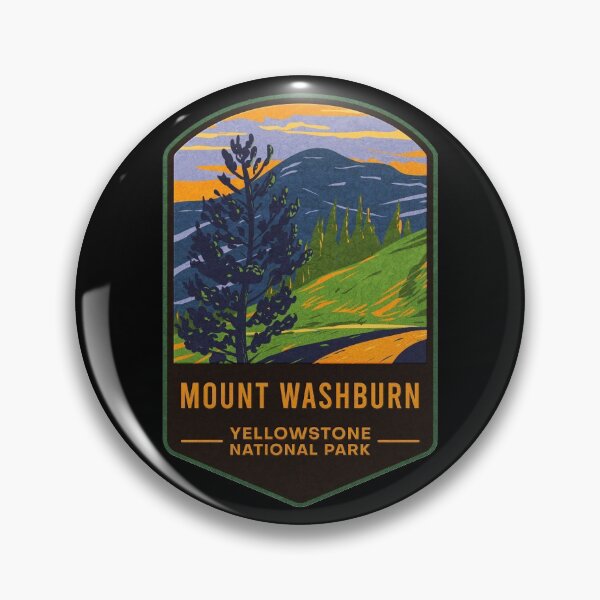 Item preview, Mount Washburn Yellowstone National Park designed and sold by JordanHolmes.