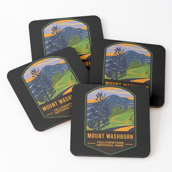 Item preview, Mount Washburn Yellowstone National Park designed and sold by JordanHolmes.