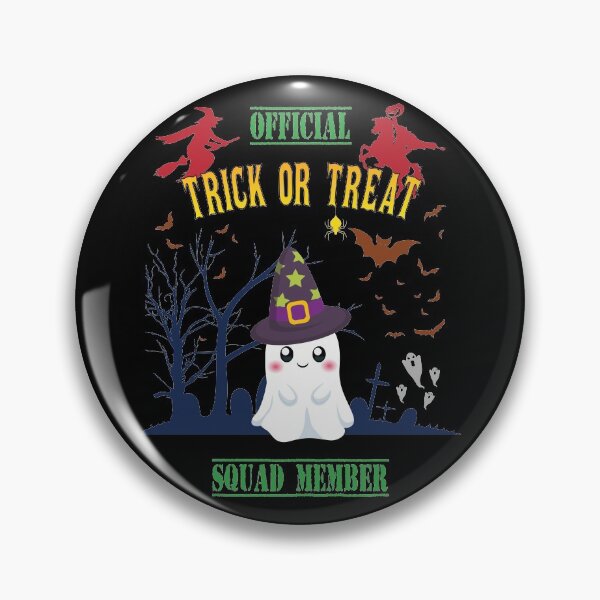 Item preview, Official trick or treat squad member ghost designed and sold by StencilMyst ..