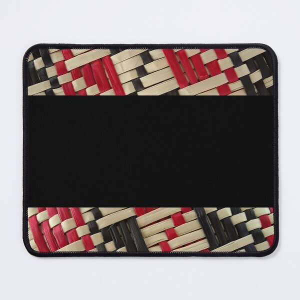 Item preview, Black and Red Flax Weaving designed and sold by BhARTi Taylor.