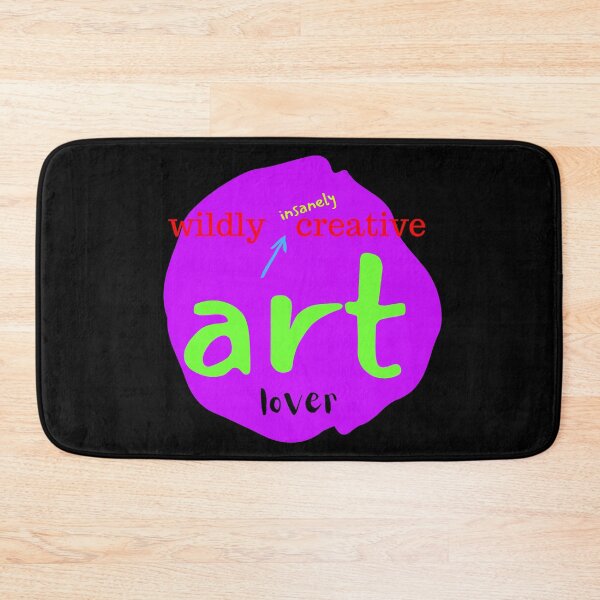 Item preview, ART LOVER #1 (black background) designed and sold by EllieMonroe.