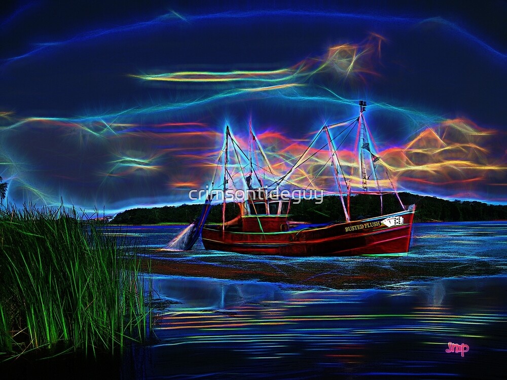 "Busted Flush" by crimsontideguy Redbubble