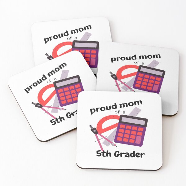 Item preview, proud mom of a fifth grader, math tools graphic designed and sold by Jessi-Sketches.