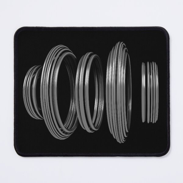 Item preview, Fractals ... 129d. Rings ... Silver ... designed and sold by AtelierFafard.