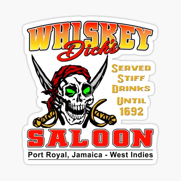 Item preview, Whiskey Dick's Saloon v2 designed and sold by crushshirts.
