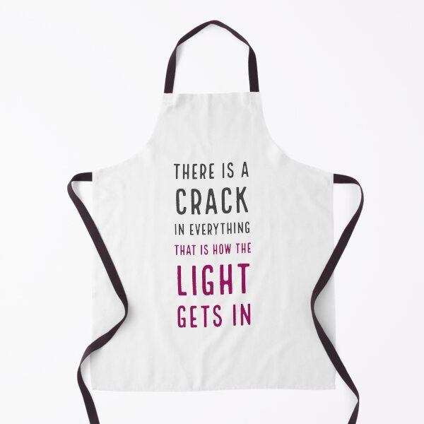 Item preview, There is a crack in everything, that is how the light gets in - inspirational quote designed and sold by Inspirationmotivation.
