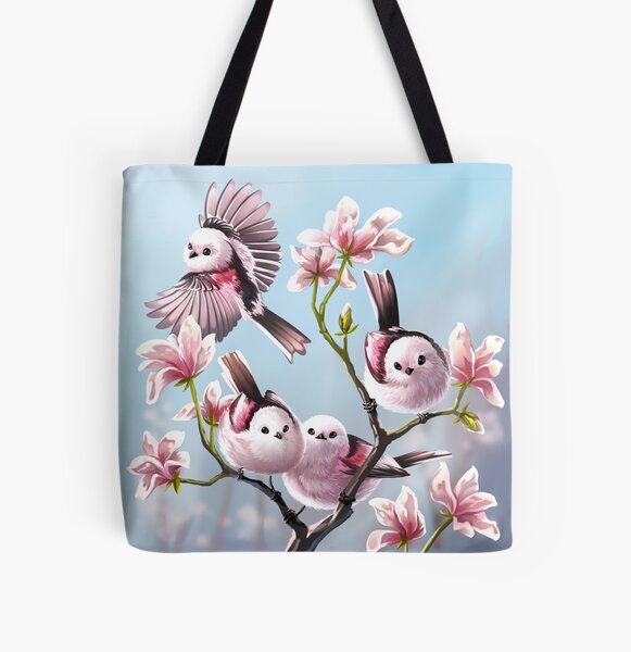 Item preview, Shima Enaga And Magnolia designed and sold by DivinePasserine.