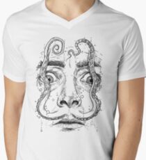 OCTOPUS DALI Men's V-Neck T-Shirt
