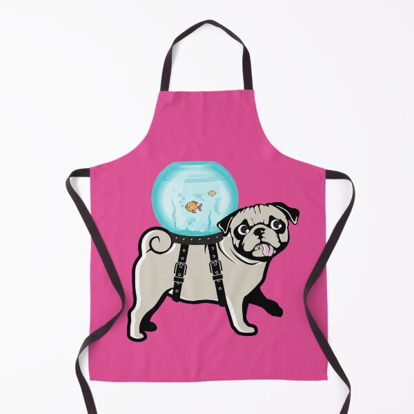 Item preview, Pug with a Goldfish Bowl designed and sold by Vin Zzep.