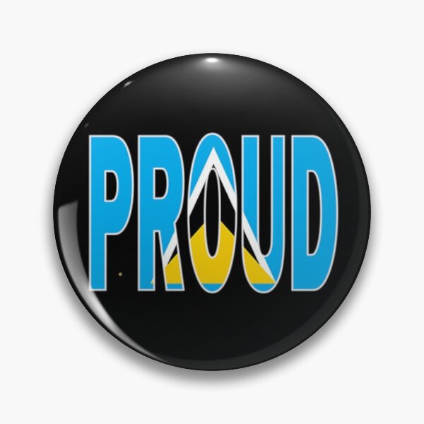 Item preview, St Lucia Flag in The Word Proud - Saint Lucia - Soca Mode designed and sold by Soca-Mode.