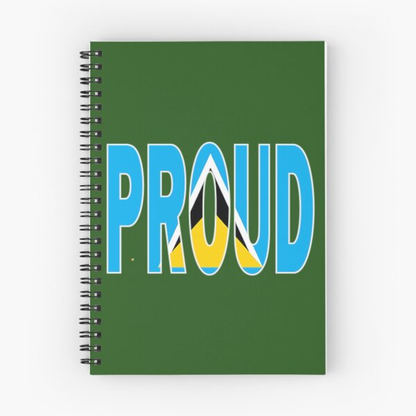 Item preview, St Lucia Flag in The Word Proud - Saint Lucia - Soca Mode designed and sold by Soca-Mode.