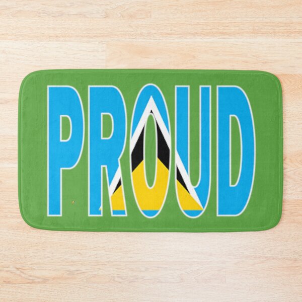 Item preview, St Lucia Flag in The Word Proud - Saint Lucia - Soca Mode designed and sold by Soca-Mode.