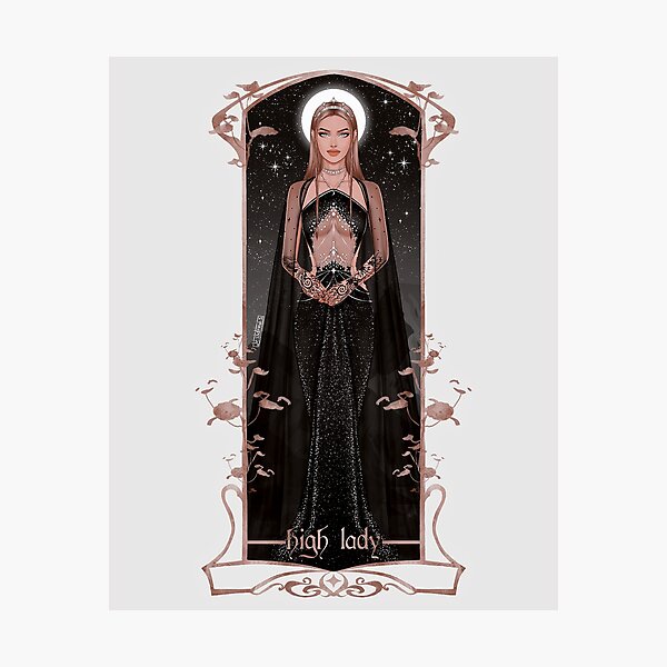 High Lady of the Night Court. Photographic Print
