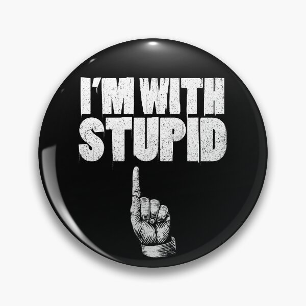 Artikelvorschau, I'm With Stupid Pointing Up Finger Up Funny I'm Stupid Gear entworfen und verkauft von DynamicDesign.