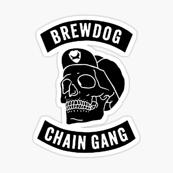BREWDOG BREW DOG Hop Nugget Dog Hardcore Punk STICKER DECAL craft beer brewery 