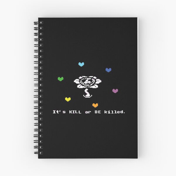 Item preview, Undertale Flowey Its Kill or Be Killed Hearts  designed and sold by Heline99.