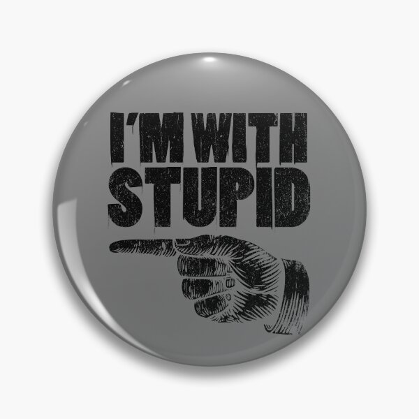Item preview, I'm With Stupid Pointing Left Finger Left I'm With Stupid Gear designed and sold by DynamicDesign.