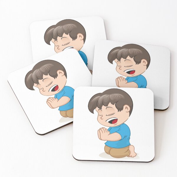 Item preview, Illustration of a child meditating and praying on my knees, philosophy religion. Ideal for institutional and religious materials designed and sold by LucianoCosmo.