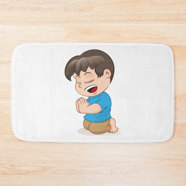 Item preview, Illustration of a child meditating and praying on my knees, philosophy religion. Ideal for institutional and religious materials designed and sold by LucianoCosmo.