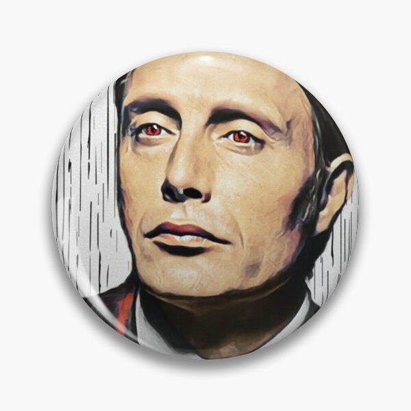Item preview, Hannibal Red Eyes with Drip Paint Background designed and sold by orionlodubyal.