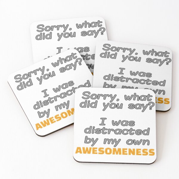 Item preview, Awesomeness, funny, Shirt, Sarcasm, fun, easily distracted designed and sold by HazardPaay.