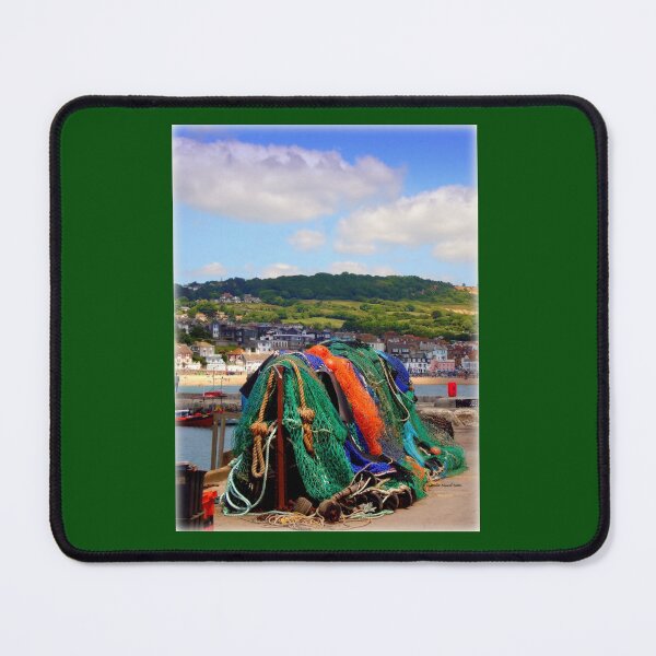 Item preview, Fishing Nets on The Cobb designed and sold by Charmiene Maxwell-Batten.