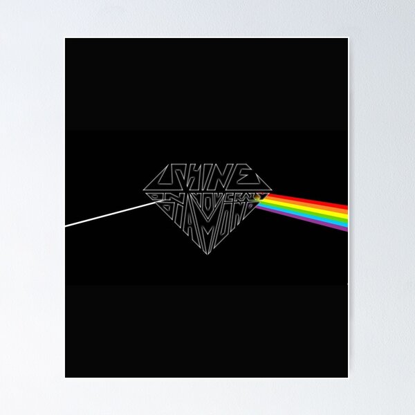 Item preview, Shine on You Crazy Diamond Greeting Card designed and sold by CoutureStylez.
