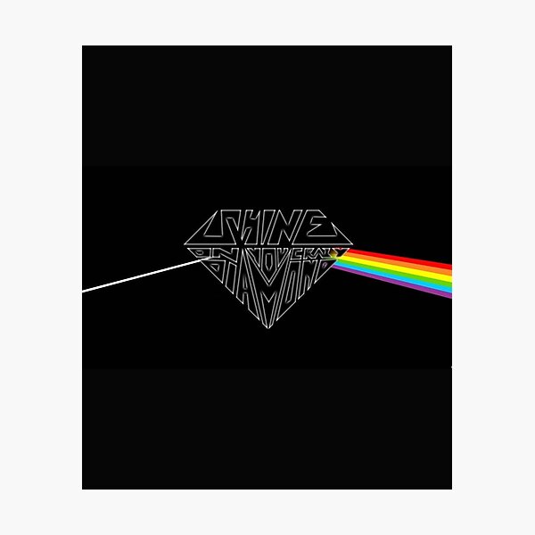 Item preview, Shine on You Crazy Diamond Greeting Card designed and sold by CoutureStylez.
