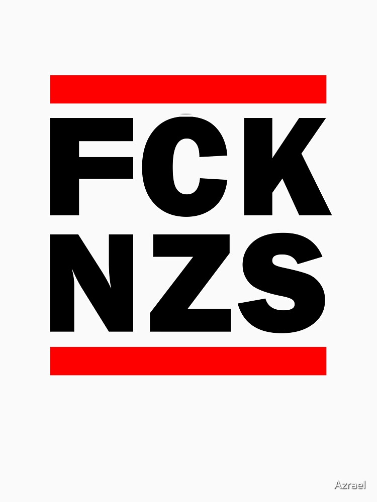 Thumbnail 7 von 7, Essential T-Shirt, FCK NZS designt und verkauft von Azrael.