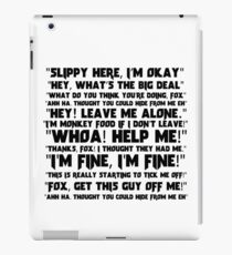 Slippy Quotes - Star Fox iPad Case/Skin
