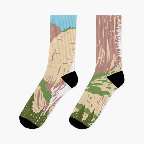 Item preview, Yosemite National Park California Waterfall Vintage designed and sold by KrisSidDesigns.