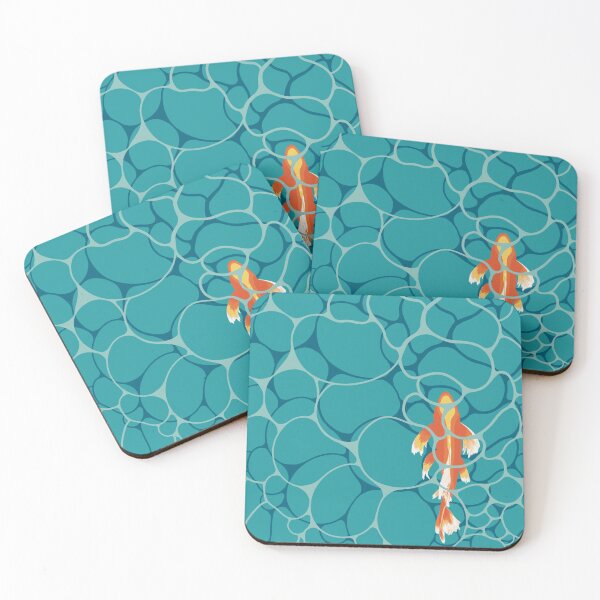 Item preview, Koi in blue water designed and sold by Old Friends.