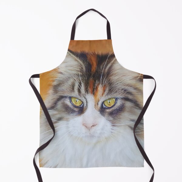 Item preview, A long haired cat portrait designed and sold by Penguland.