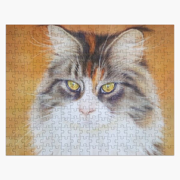 A long haired cat portrait Jigsaw Puzzle