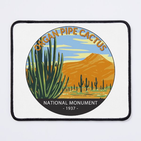 Item preview, Organ Pipe Cactus National Monument Arizona Circle designed and sold by KrisSidDesigns.