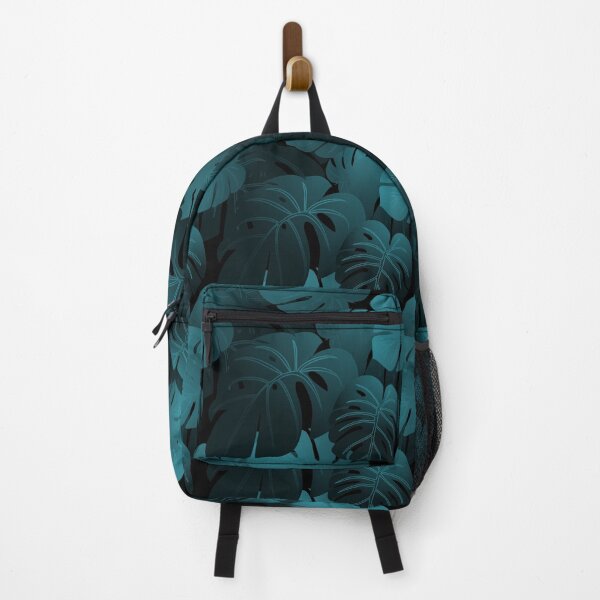 Item preview, Moody Monstera Teal Repeat 5748 designed and sold by Art in My Loft.