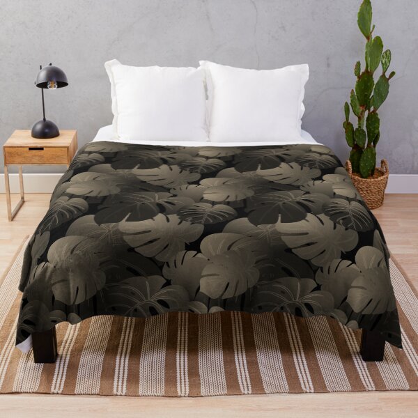 Item preview, Moody Monstera Taupe Repeat 5748 designed and sold by Art in My Loft.
