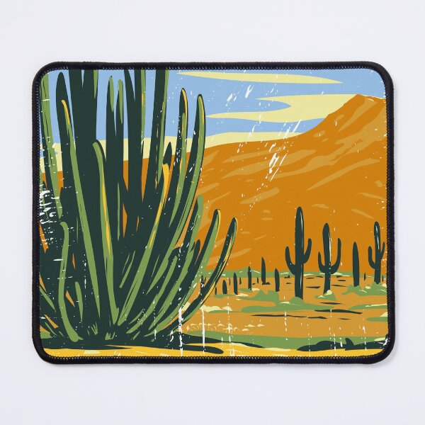 Item preview, Organ Pipe Cactus National Monument Arizona Vintage designed and sold by KrisSidDesigns.