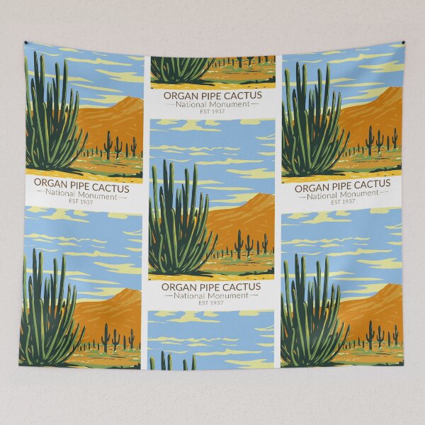 Item preview, Organ Pipe Cactus National Monument Arizona Vintage designed and sold by KrisSidDesigns.