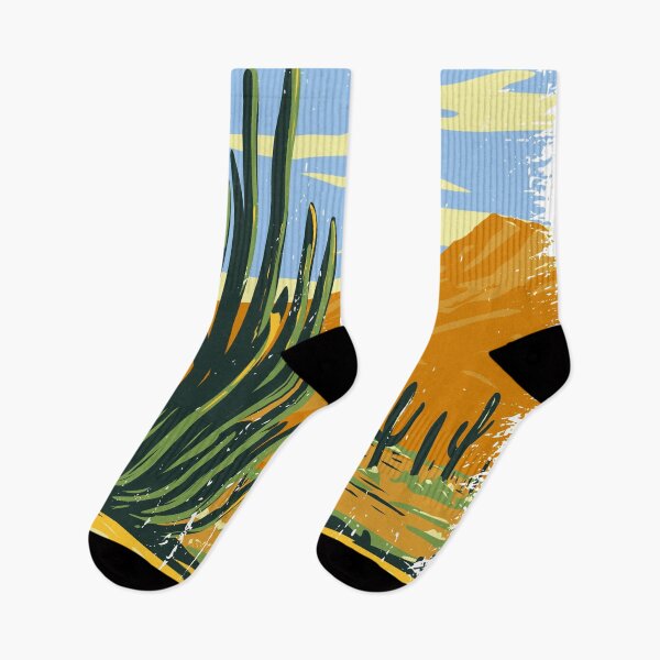 Item preview, Organ Pipe Cactus National Monument Arizona Vintage designed and sold by KrisSidDesigns.
