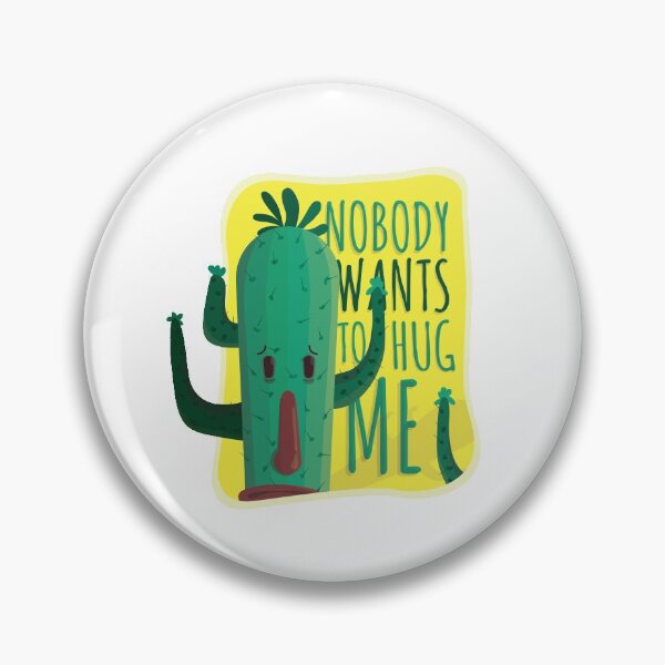 Item preview, Not A Hugger | funny, sarcastic cactus designed and sold by teez4dayz.