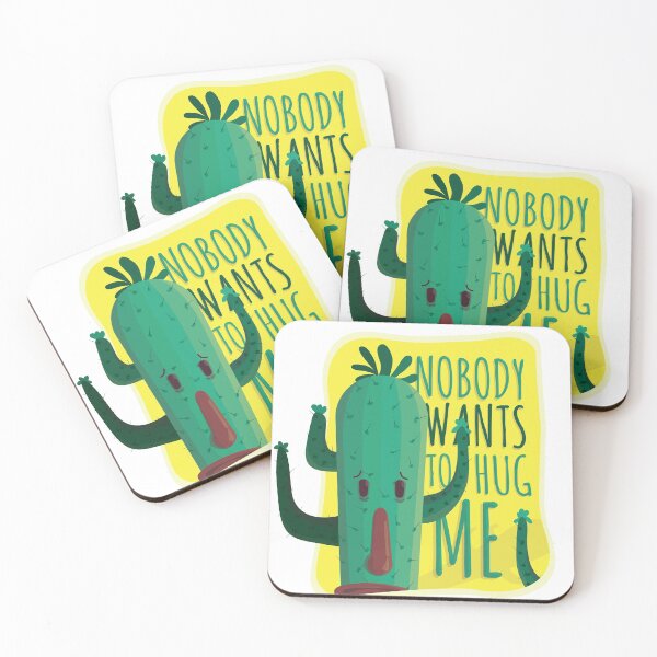 Item preview, Not A Hugger | funny, sarcastic cactus designed and sold by teez4dayz.