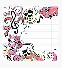 Music Notes Photographic Print