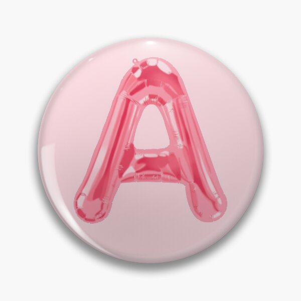 Item preview, pink foil “A” balloon designed and sold by holla-.