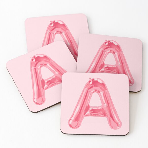 Item preview, pink foil “A” balloon designed and sold by holla-.