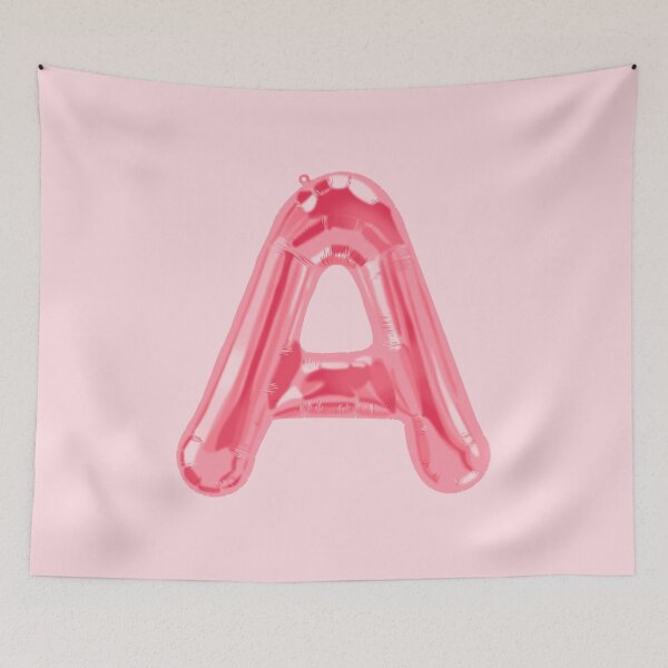 Item preview, pink foil “A” balloon designed and sold by holla-.
