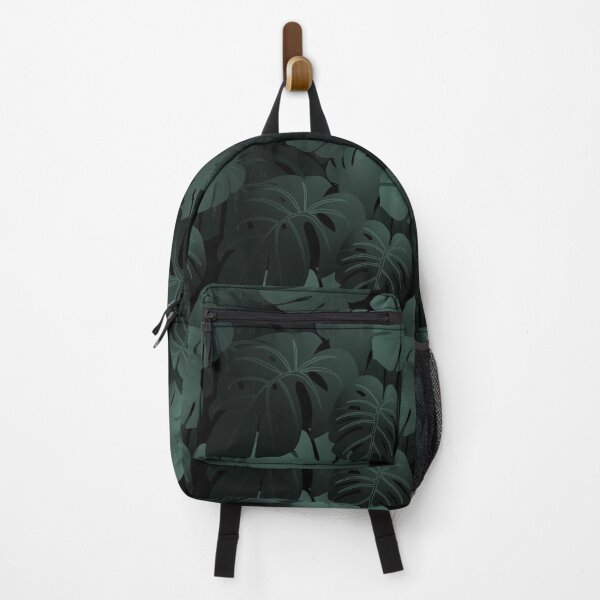Item preview, Moody Monstera Dark Blue Green Repeat 5748 designed and sold by Art in My Loft.