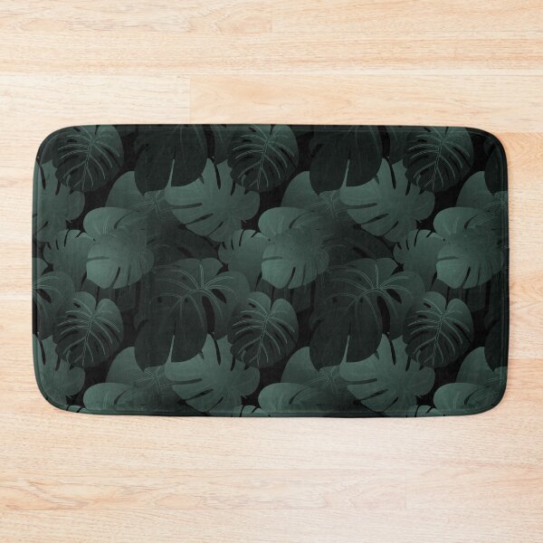 Item preview, Moody Monstera Dark Blue Green Repeat 5748 designed and sold by Art in My Loft.