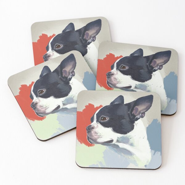 Item preview, Dapper Boston Terrier designed and sold by nevernotamanda.