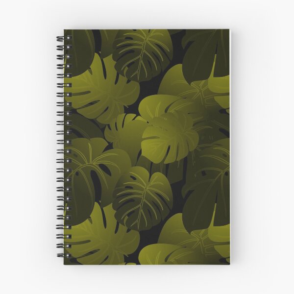 Item preview, Moody Monstera Dark Yellow Repeat 5748 designed and sold by Art in My Loft.